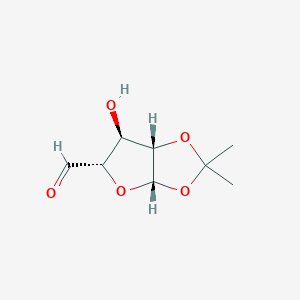 molecular formula C8H12O5 B1528165 5-Aldo-1,2-O-isopropylidene-beta-D-arabinofuranose CAS No. 867266-31-7