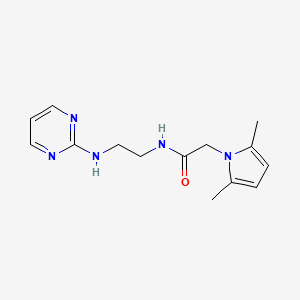 2-(2,5-dimethyl-1H-pyrrol-1-yl)-N-[2-(pyrimidin-2-ylamino)ethyl]acetamide