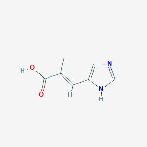 molecular formula C7H8N2O2 B15281708 3-(1H-Imidazol-4-yl)-2-methylacrylic acid 