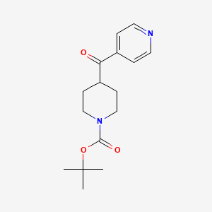 molecular formula C16H22N2O3 B1528174 叔丁基4-[(吡啶-4-基)羰基]哌啶-1-羧酸酯 CAS No. 1334415-27-8