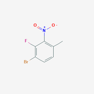 molecular formula C7H5BrFNO2 B1528182 4-Bromo-3-fluoro-2-nitrotoluene CAS No. 1352397-24-0