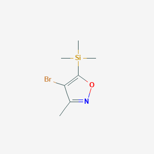 B1528186 4-Bromo-3-methyl-5-(trimethylsilyl)isoxazole CAS No. 54773-30-7