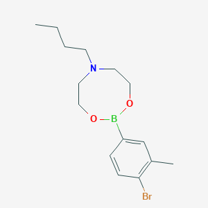 molecular formula C15H23BBrNO2 B1528187 4-Bromo-3-methylphenylboronic acid N-butyldiethanolamine ester CAS No. 1451391-62-0
