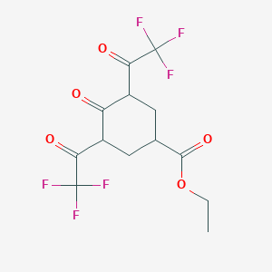 4-Carbethoxy-2,6-bis(trifluoroacetyl)cyclohexanone