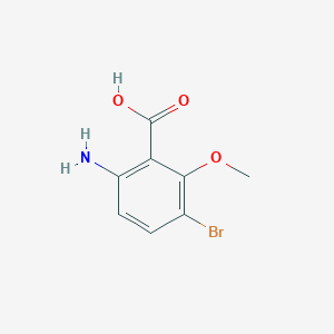 molecular formula C8H8BrNO3 B1528193 6-氨基-3-溴-2-甲氧基苯甲酸 CAS No. 1421311-95-6