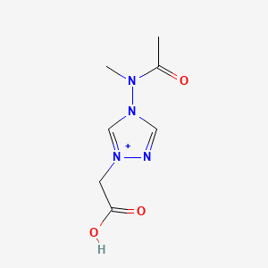 4-[acetyl(methyl)amino]-1-(carboxymethyl)-4H-1,2,4-triazol-1-ium