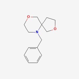 molecular formula C14H19NO2 B1528211 6-苄基-2,9-二氧杂-6-氮杂螺[4.5]癸烷 CAS No. 1803601-07-1