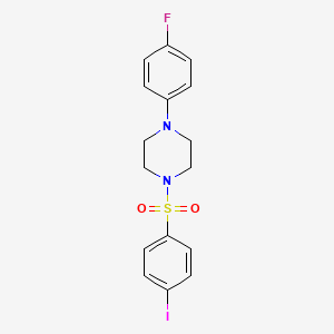 1-(4-Fluorophenyl)-4-[(4-iodophenyl)sulfonyl]piperazine