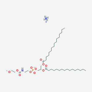 Ammonium 2,3-bis(palmitoyloxy)propyl (2-(((2-methoxyethoxy)carbonyl)amino)ethyl) phosphate