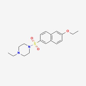 1-[(6-Ethoxy-2-naphthyl)sulfonyl]-4-ethylpiperazine