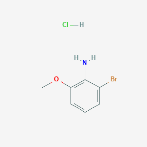molecular formula C7H9BrClNO B1528226 2-Bromo-6-methoxyaniline hydrochloride CAS No. 861084-02-8