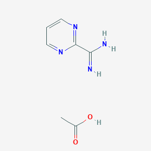 B152823 Pyrimidine-2-carboximidamide acetate CAS No. 312613-82-4