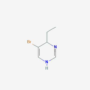 molecular formula C6H9BrN2 B1528231 5-Bromo-4-ethyl-3,4-dihydropyrimidine CAS No. 224429-98-5