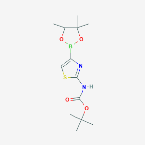 tert-Butyl (4-(4,4,5,5-tetramethyl-1,3,2-dioxaborolan-2-yl)thiazol-2-yl)carbamate