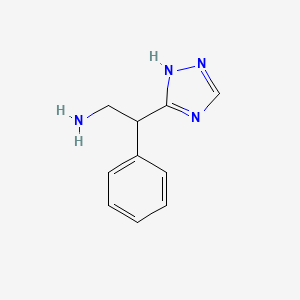 2-phenyl-2-(1H-1,2,4-triazol-3-yl)ethan-1-amine