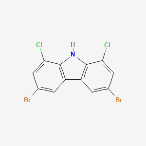 3,6-dibromo-1,8-dichloro-9H-carbazole