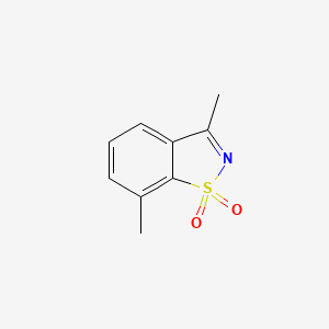 molecular formula C9H9NO2S B15282477 3,7-Dimethylbenzo[d]isothiazole 1,1-dioxide 