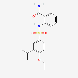 2-{[(4-Ethoxy-3-isopropylphenyl)sulfonyl]amino}benzamide