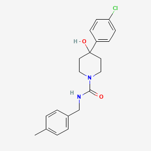 4-(4-chlorophenyl)-4-hydroxy-N-(4-methylbenzyl)-1-piperidinecarboxamide