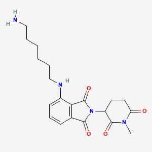 4-((6-Aminohexyl)amino)-2-(1-methyl-2,6-dioxopiperidin-3-yl)isoindoline-1,3-dione