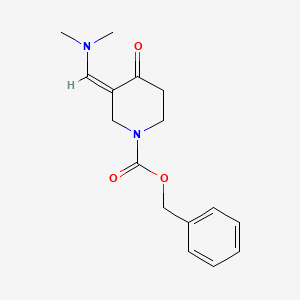 B1528266 3-Dimethylaminomethylene-4-oxo-piperidine-1-carboxylic acid benzyl ester CAS No. 727382-73-2