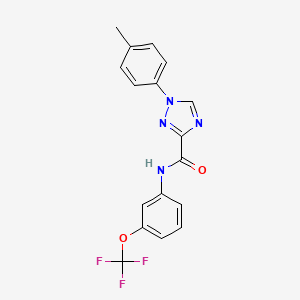 1-(4-methylphenyl)-N-[3-(trifluoromethoxy)phenyl]-1H-1,2,4-triazole-3-carboxamide