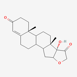 (8S,9S,13R)-8-hydroxy-9,13-dimethyl-5-oxapentacyclo[10.8.0.02,9.04,8.013,18]icos-17-ene-7,16-dione