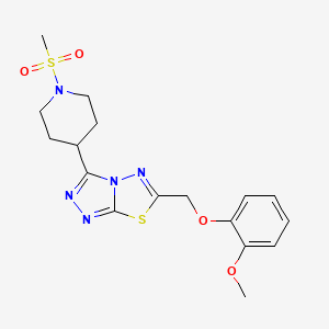 6-[(2-Methoxyphenoxy)methyl]-3-[1-(methylsulfonyl)-4-piperidinyl][1,2,4]triazolo[3,4-b][1,3,4]thiadiazole