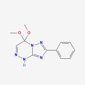 4,4-Dimethoxy-7-phenyl-4,6-dihydro[1,2,4]triazolo[5,1-c][1,2,4]triazine