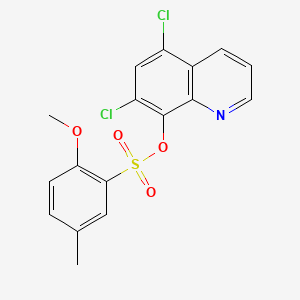 5,7-Dichloro-8-quinolinyl 2-methoxy-5-methylbenzenesulfonate