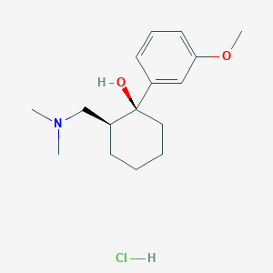 molecular formula C16H26ClNO2 B015283 (-)-Tramadol Hydrochloride CAS No. 148229-79-2