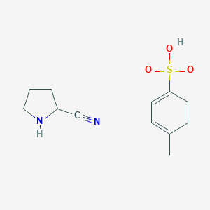 molecular formula C12H16N2O3S B152830 吡咯烷-2-腈 4-甲基苯磺酸盐 CAS No. 1666113-04-7