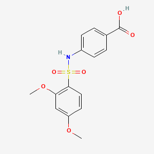 4-{[(2,4-Dimethoxyphenyl)sulfonyl]amino}benzoic acid