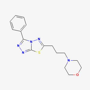 6-[3-(4-Morpholinyl)propyl]-3-phenyl[1,2,4]triazolo[3,4-b][1,3,4]thiadiazole