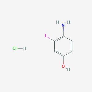 molecular formula C6H7ClINO B1528309 4-氨基-3-碘苯酚盐酸盐 CAS No. 858013-77-1