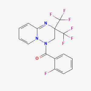 4-(2-fluorobenzoyl)-2,2-bis(trifluoromethyl)-3,4-dihydro-2H-pyrido[1,2-b][1,2,4]triazine