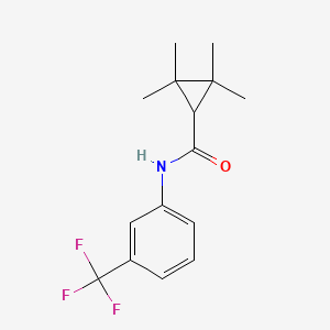 2,2,3,3-tetramethyl-N-[3-(trifluoromethyl)phenyl]cyclopropanecarboxamide