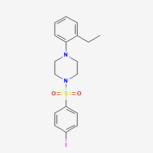 1-(2-Ethylphenyl)-4-[(4-iodophenyl)sulfonyl]piperazine