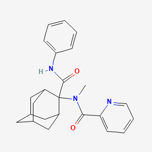 N-[2-(anilinocarbonyl)-2-adamantyl]-N-methyl-2-pyridinecarboxamide