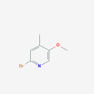 molecular formula C7H8BrNO B1528318 2-溴-5-甲氧基-4-甲基吡啶 CAS No. 1256835-71-8