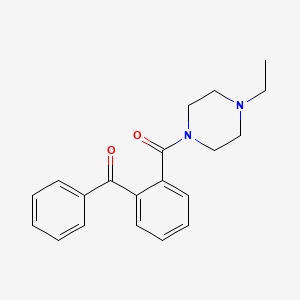 {2-[(4-Ethyl-1-piperazinyl)carbonyl]phenyl}(phenyl)methanone