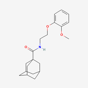 N-[2-(2-methoxyphenoxy)ethyl]-1-adamantanecarboxamide