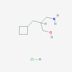 molecular formula C8H18ClNO B1528335 3-氨基-2-(环丁基甲基)丙醇盐酸盐 CAS No. 1803562-32-4