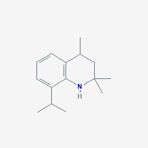 molecular formula C15H23N B1528339 2,2,4-Trimethyl-8-(propan-2-yl)-1,2,3,4-tetrahydroquinoline CAS No. 1333235-93-0