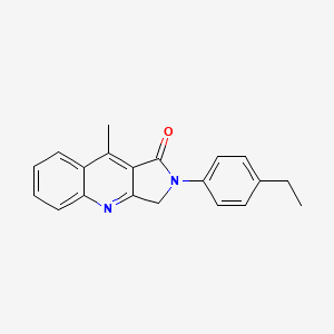 2-(4-ethylphenyl)-9-methyl-2,3-dihydro-1H-pyrrolo[3,4-b]quinolin-1-one