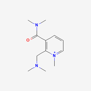 2-[(Dimethylamino)methyl]-3-(dimethylcarbamoyl)-1-methylpyridinium