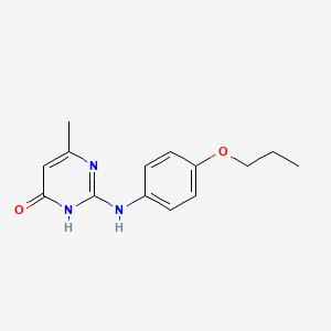 6-methyl-2-(4-propoxyanilino)-1H-pyrimidin-4-one