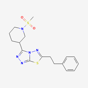 3-[1-(Methylsulfonyl)-3-piperidinyl]-6-(2-phenylethyl)[1,2,4]triazolo[3,4-b][1,3,4]thiadiazole