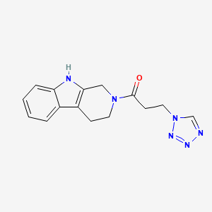 2-[3-(1H-tetraazol-1-yl)propanoyl]-2,3,4,9-tetrahydro-1H-beta-carboline