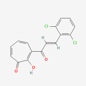 3-[3-(2,6-Dichlorophenyl)acryloyl]-2-hydroxy-2,4,6-cycloheptatrien-1-one